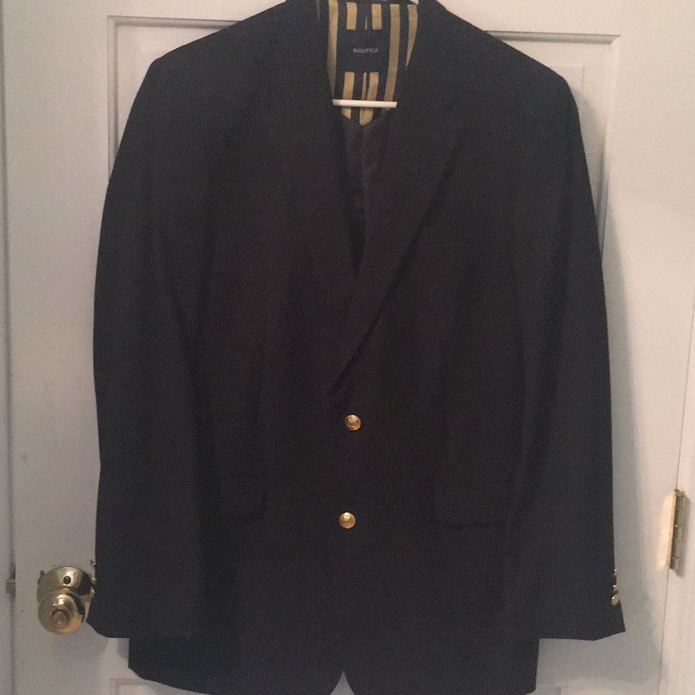 Nautical boys size 20 navy blazer